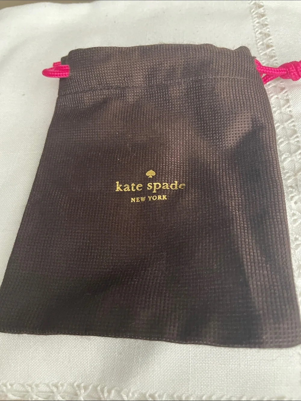 kate spade  Silver Stud Earrings with Gray Cabochon with Dust Bag NWT